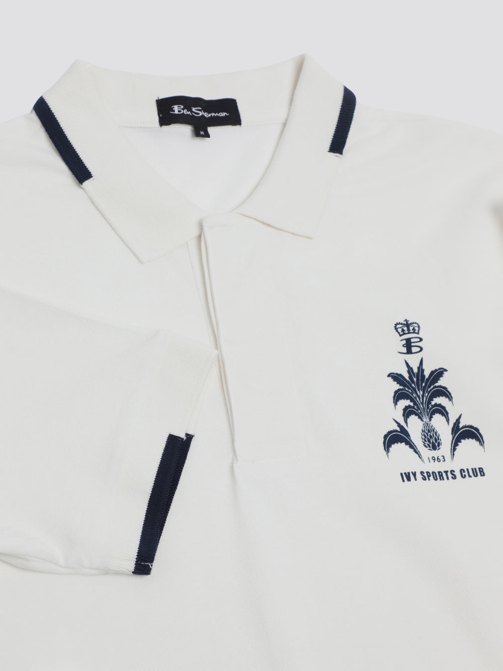 Polos Ben Sherman B by Ben Sherman Sports Club Embroidered Blanche | RHQ-93085496